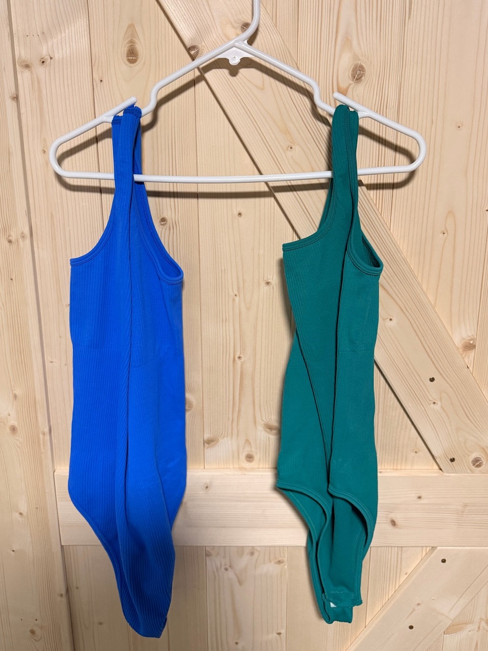 OQQ Bodysuit Bundle in Bright Blue and Green